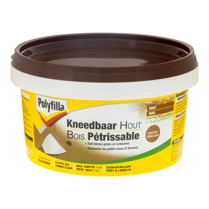 PF KNEEDBAAR HOUT LICHTE EIK 500 G REF:PF5157307 POLYFILLA