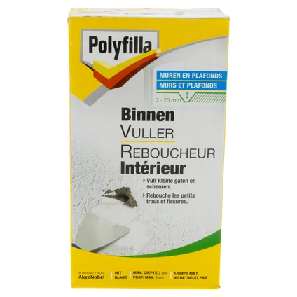 PF BINNENVULLER POEDER 500 G REF:PF5083018 POLYFILLA