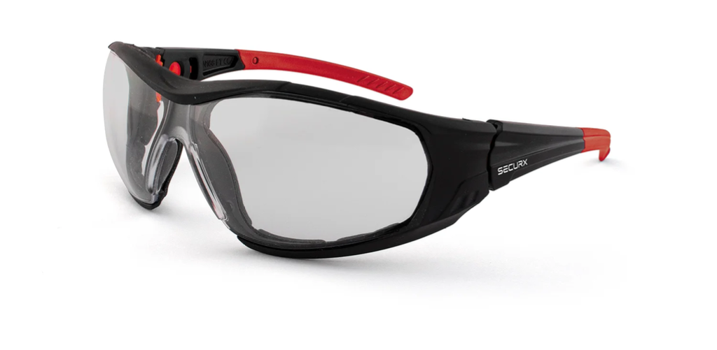 VEILIGHEIDSBRILARIEL DUAL CLEAR PC/AS/AF/UV REF:SX 302500 SECURX
