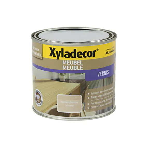 XY MEUBEL VERNIS EXTRA MAT KLEURLOOS 0,5 L REF:XY5208169 XYLAMON-XYLADECOR