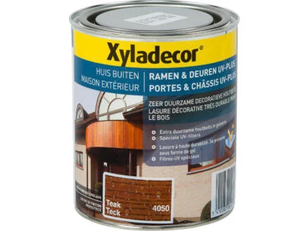 XY RAAM & DEUR UV PLUS TEAK 0,75L REF:XY5118025 XYLAMON-XYLADECOR