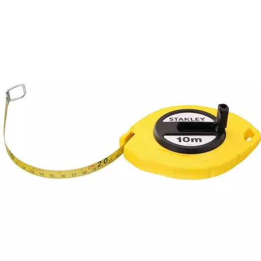 GESLOTEN LANDMETER STALEN BAND 10M - 9.5MM REF:0-34-1 STANLEY