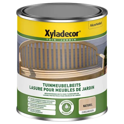 XY TUINMEUBELBEITS NATUREL MAT 1L REF:XY5117915 XYLAMON-XYLADECOR