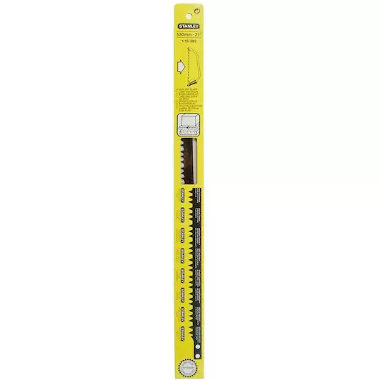 BOOMZAAG LEMMET RECHTE VERTANDING 530MM REF:1-15-382 STANLEY