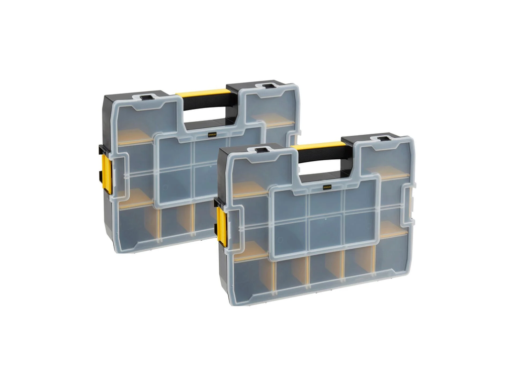 DUOPACK SORTMASTER ORGANISERS (2X I0319698) REF:1-95-839 STANLEY