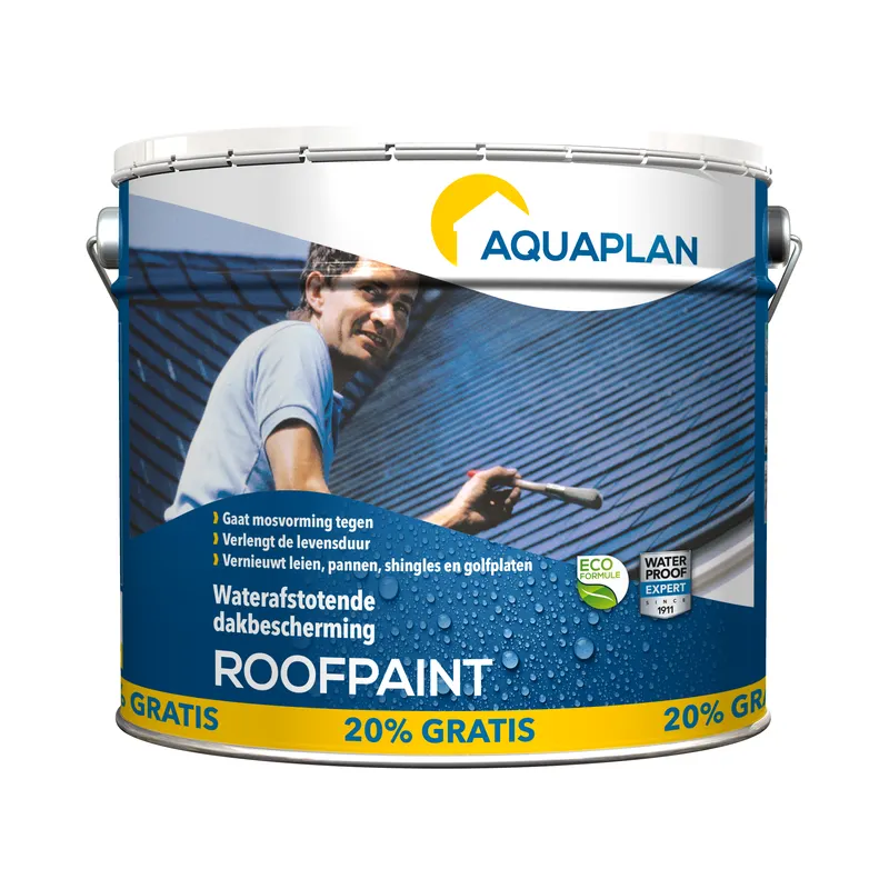 ROOFPAINT ANTHRACIET 10L + 20% REF:02797510 AQUAPLAN