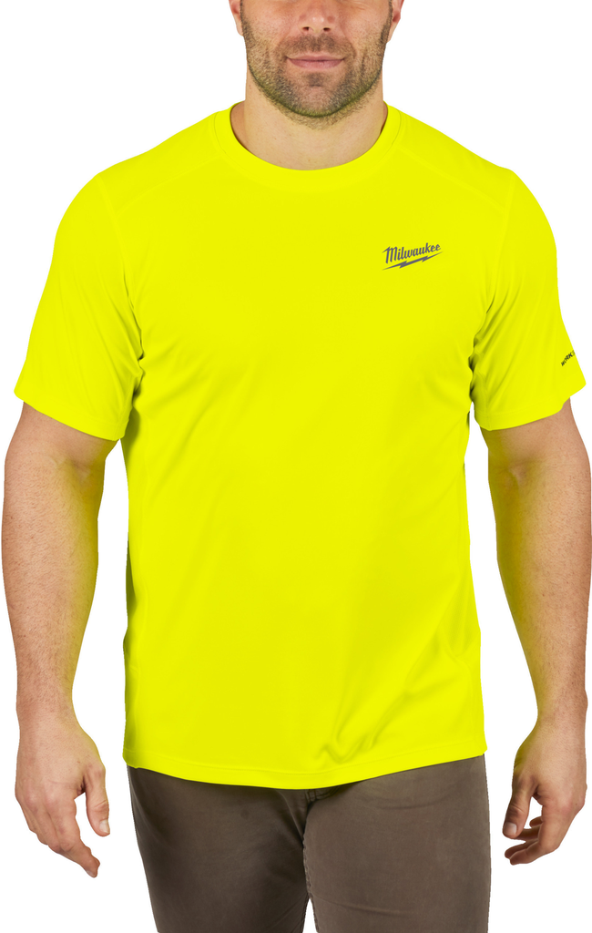 WWSSYL XXL WARM WEATHER T-SHIRT GEEL XXL - 1 STUK REF: 4932493077 MILWAUKEE