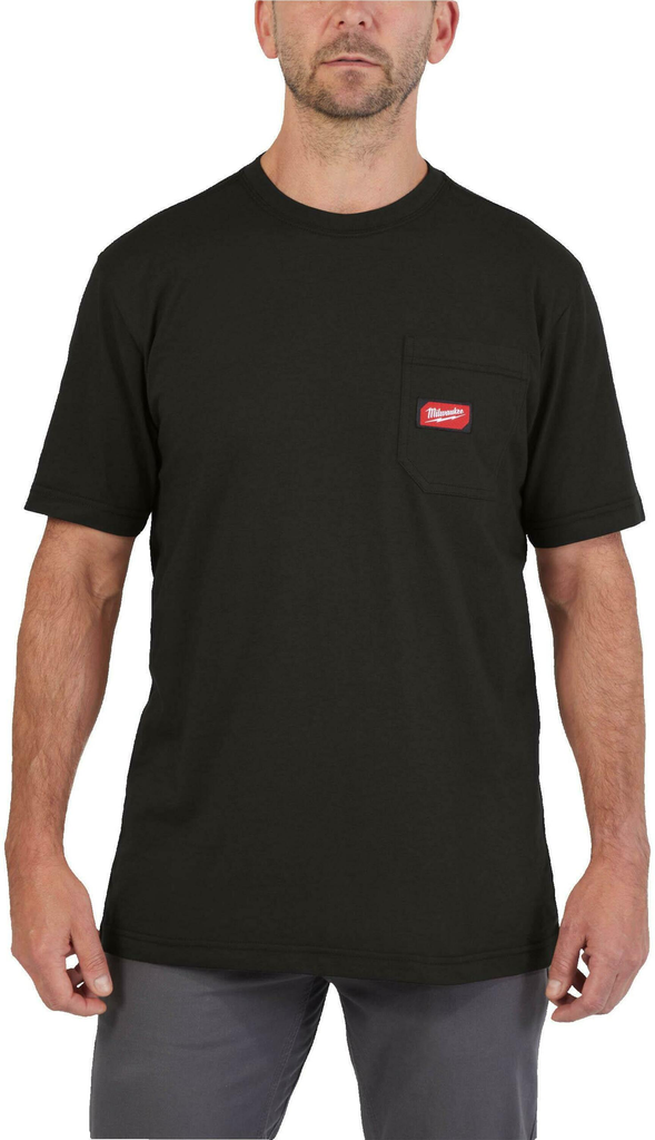 WTSSBL M WORK T-SHIRT ZWART M - 1 STUK REF: 4932493004 MILWAUKEE
