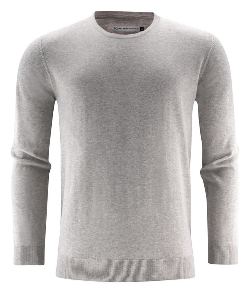HARVEST ASHLAND U-NECK GREY MELANGE M REF:2112512-140-5 HARVEST