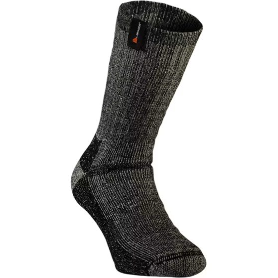 GEVOERDE WOLLEN SOKKEN 760UA GREYMELANGE 36-39 REF:800052119 L.BRADOR