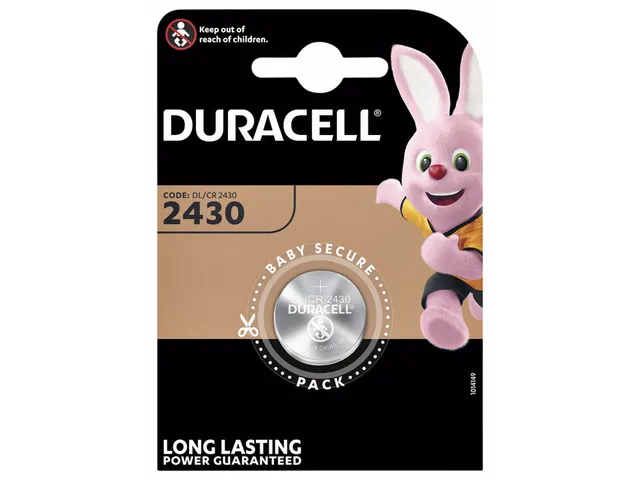 KNOOPCEL BATTERIJ DL 2430 REF:163751260 DURACELL