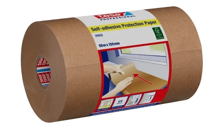 SELF-ADHESIVE PROTECTION PAPER KRAFT 50MX150MM(74922) REF:74922-00000-00 TESA 
