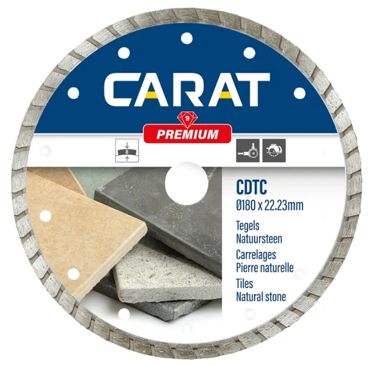 DIAMANTZAAG VOOR TEGELS VOOR TC180 CDTC PREMIUM 180 TEGEL/NATUURSTEEN TBV TC-1800 REF:CDTC180300 CARAT