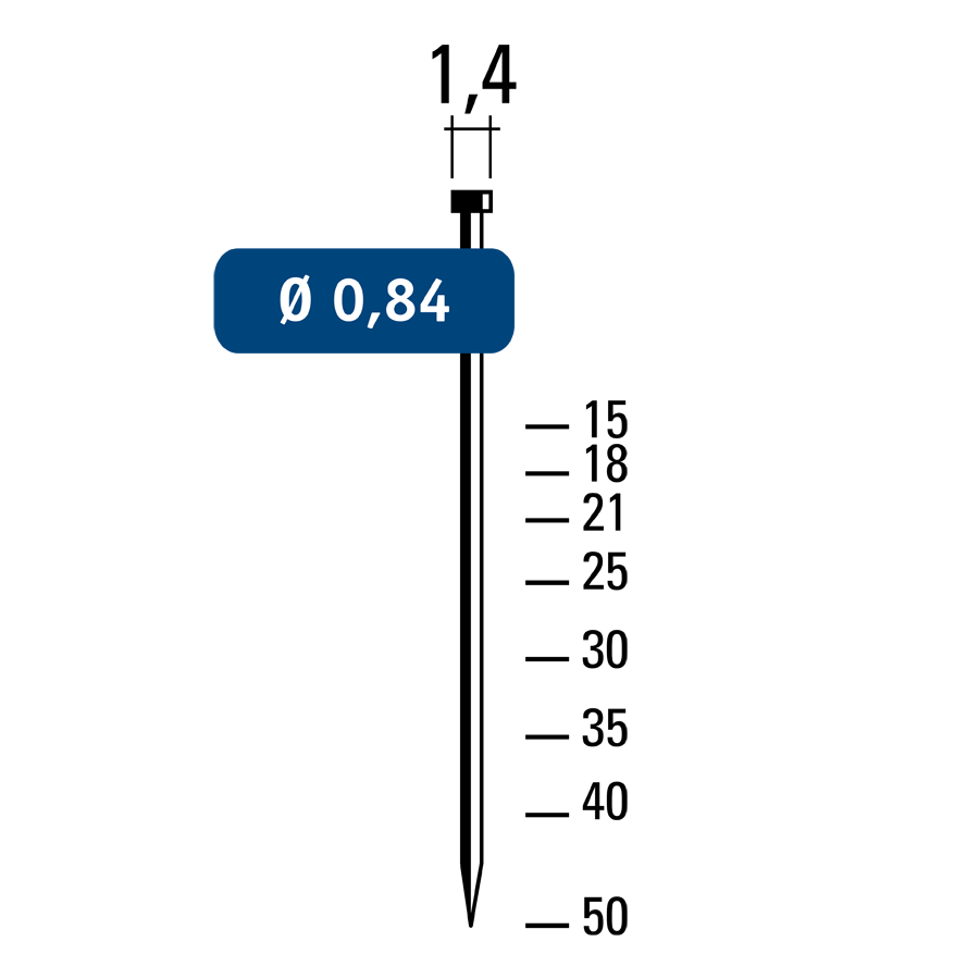 P8 PINS 30MM 11.000ST REF: FRP8300001 CARAT