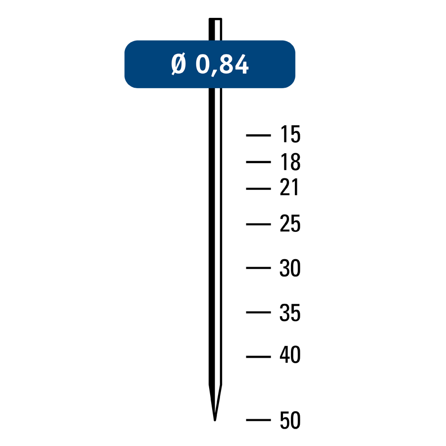 P8 PINS 21MM 11.000ST REF: FRP8210001 CARAT