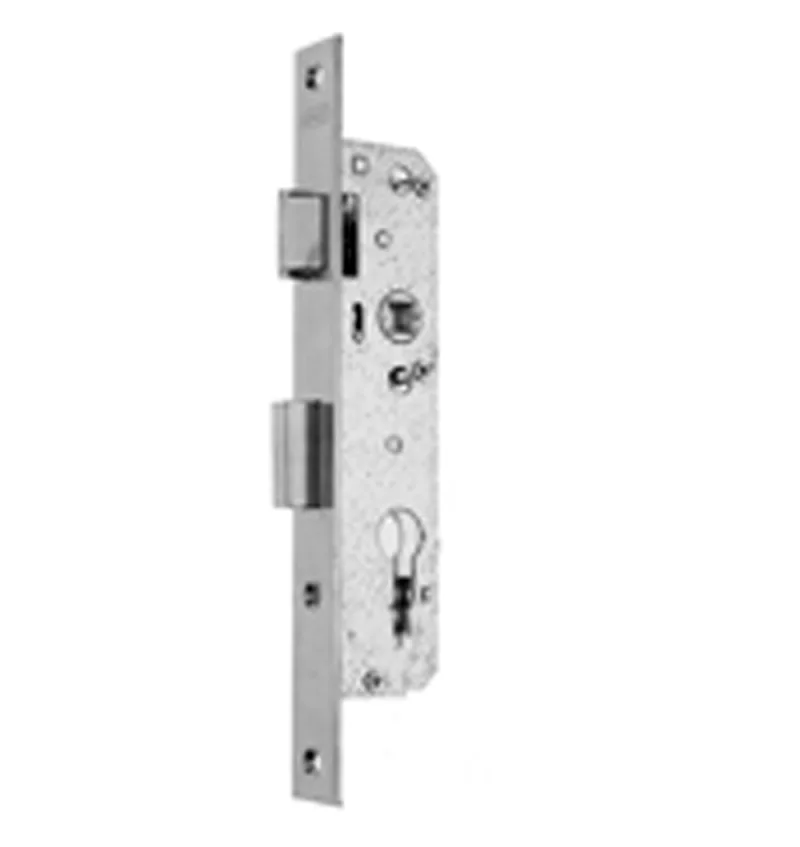 INSTEEK CILINDERSLOT METALEN DEUR RECHTS,VERZINKT, MESSING, 20MM NACHTSCHOOT REF:1-8791-25R PARDAEN