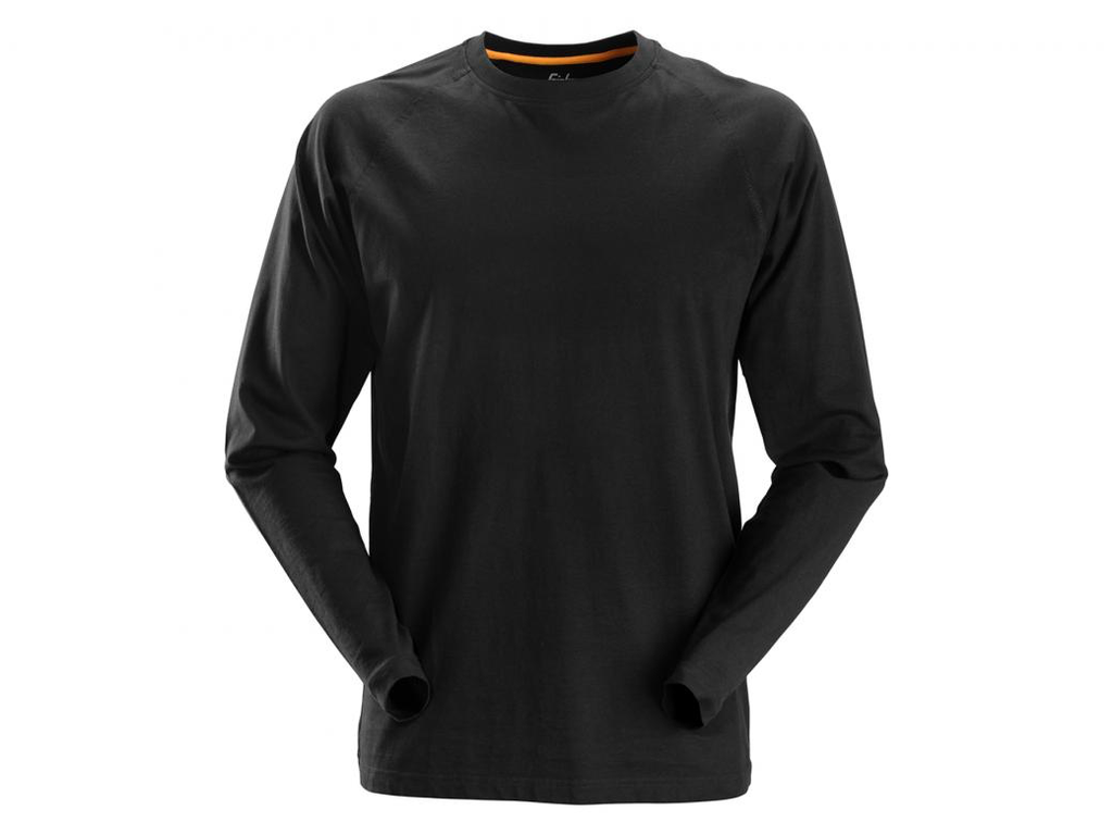 AW T-SHIRT LS 2410 ZWART MT: XS REF:2410 0400003 SNICKERS HULTAFORS