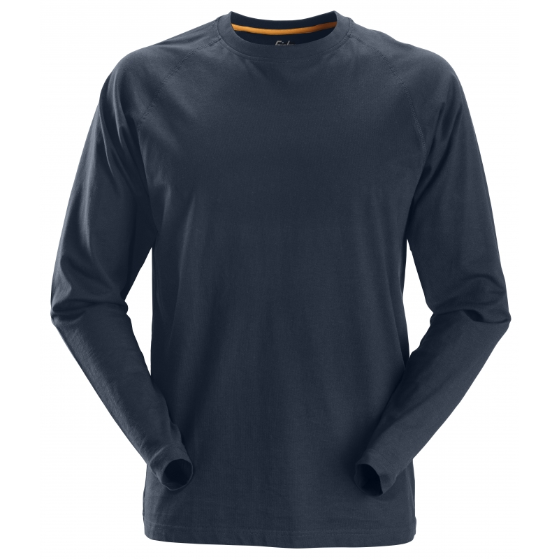 AW T-SHIRT LS 2410 DONKER BLAUW MT: XS REF:2410 9500003 SNICKERS HULTAFORS