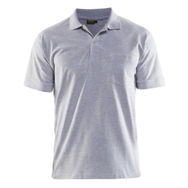 PIQU? POLO 3305-1035-9000-M GRIJS MELEE BLAKLADER