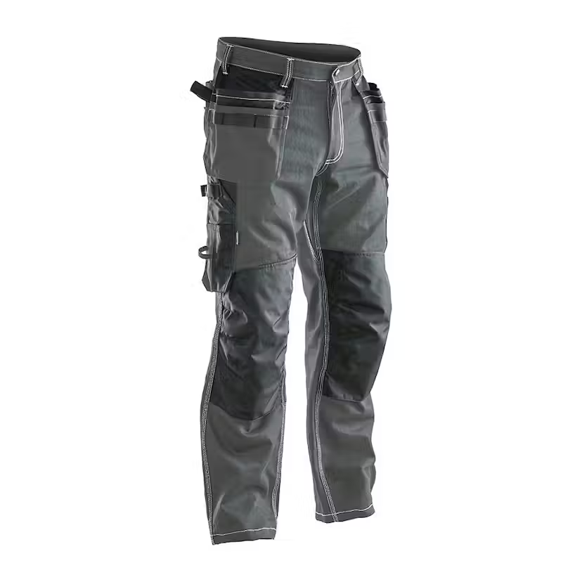 BROEK MULTIPOCKET KATOEN GR/ZW 2200-13-9899-C52 JOBMAN