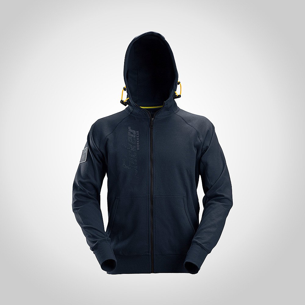 LOGO HOODIE ZIPPED 2880 DONKER BLAUW MT:2XL REF:28809500008 SNICKERS