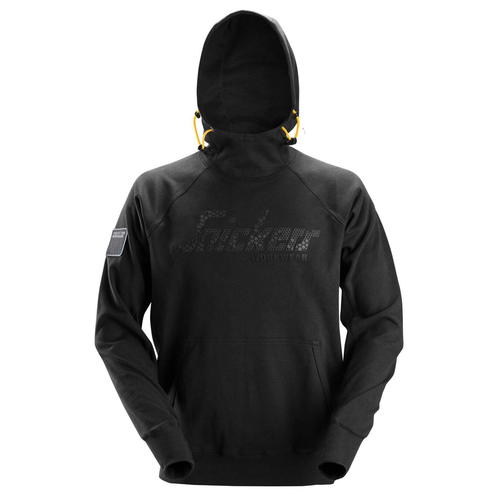 LOGO HOODIE 2881 ZWART MT:XL REF:28810400007 SNICKERS