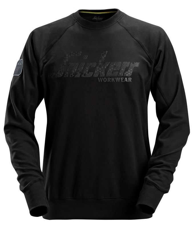 LOGO SWEATSHIRT 2882 ZWART MT:2XL REF:28820400008 SNICKERS
