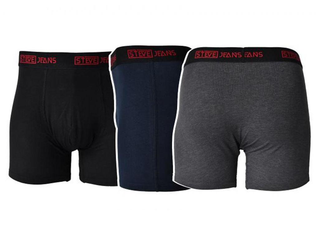 BOXERSHORTS  XXL 3-PACK REF:STV80-XXL STEVE JEANS