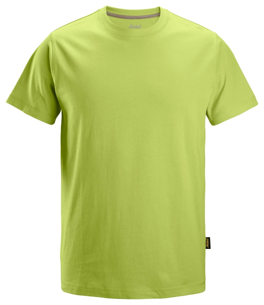 CLASSIC T-SHIRT LIME MT: XL REF:2502 2500007 SNICKERS