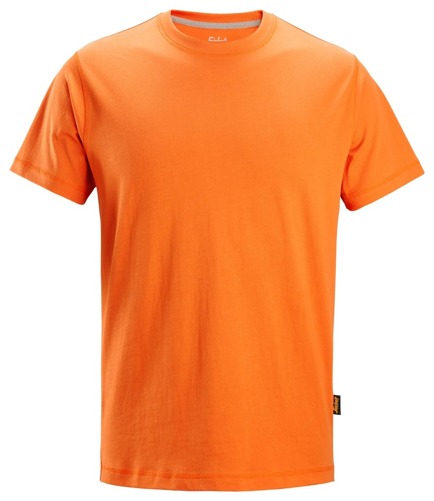 CLASSIC T-SHIRT WARM ORANGE MT: L REF:2502 4100006 SNICKERS