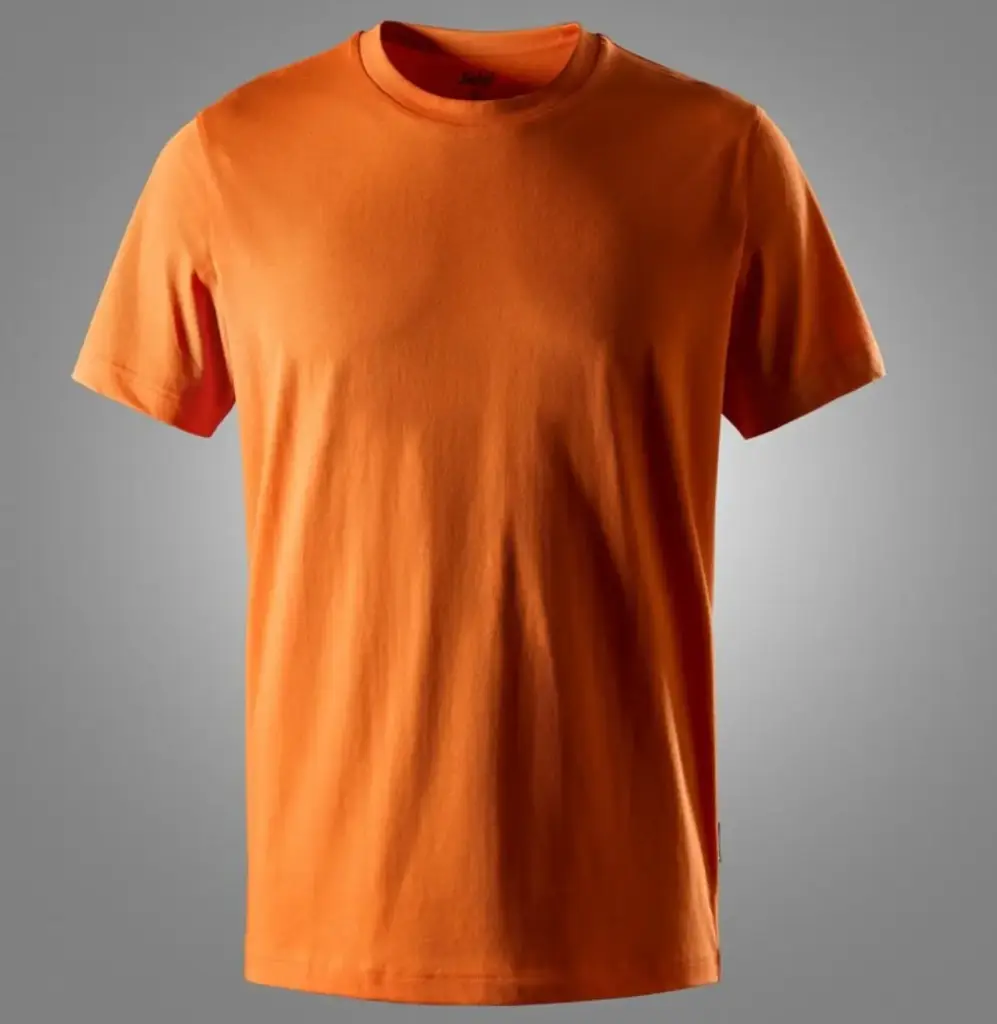 CLASSIC T-SHIRT WARM ORANGE MT: L REF:25024100006 SNICKERS
