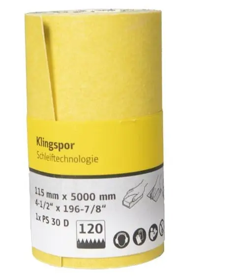 ROL PS 30 D KORREL 120 115x5000MM MINI REF: 267059 KLINGSPOR 