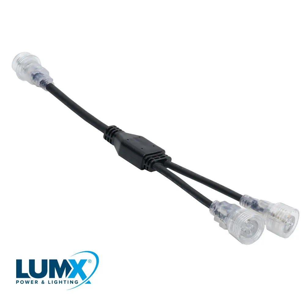 Y-CONNECTOR VOOR HIGH POWER LED LICHTSLANG H=8MM REF:LM 23166 LUMX 
