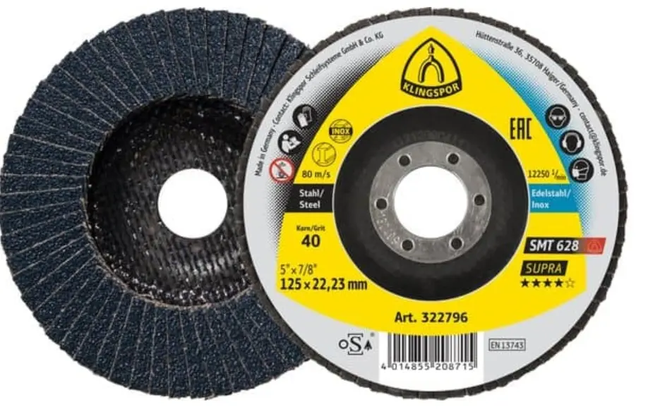 VLAKLAMELLENSCHIJF TE/SUPRA/SMT628/CS461X/40/N/GER REF:322796 KLINGSPOR