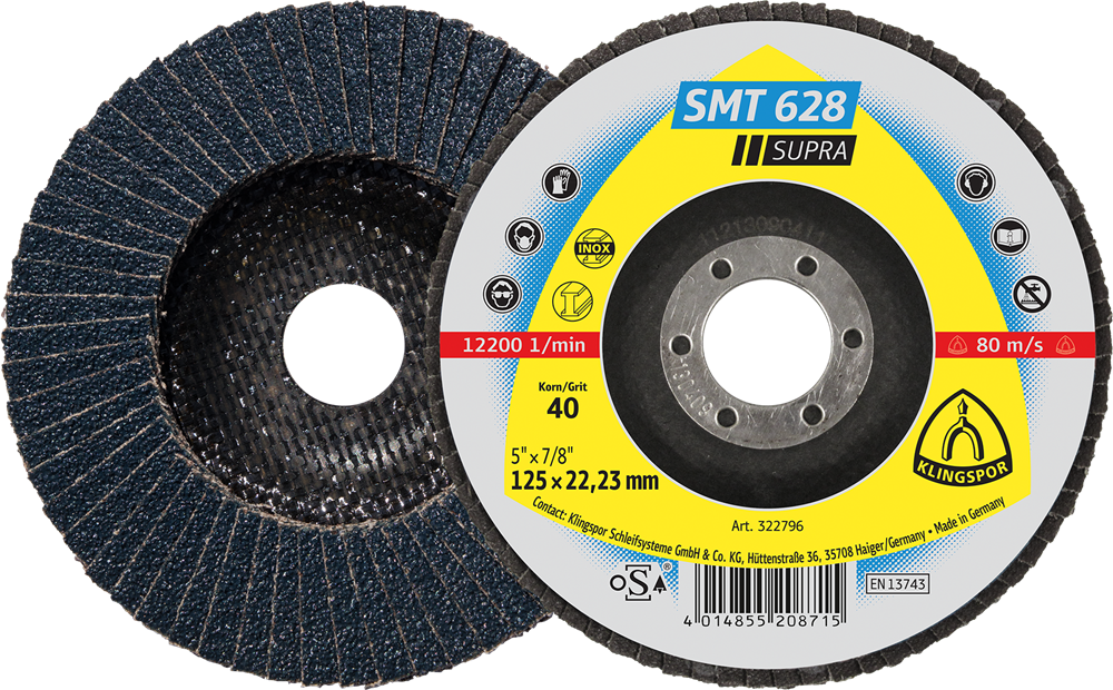 VLAKLAMELLENSCHIJF TE/SUPRA/SMT628/CS461X/80/N/GER REF:322799 KLINGSPOR 