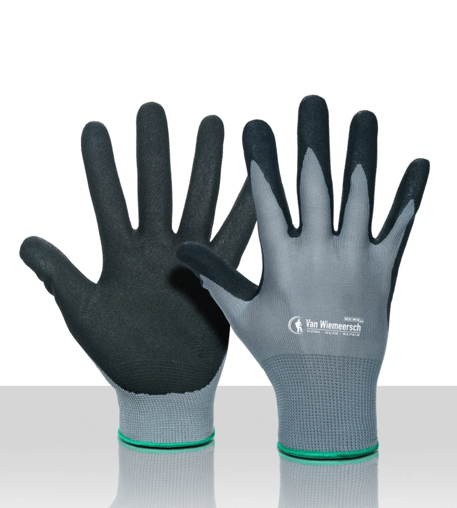 NITRIL HANDSCHOENEN "PRIVATE LABEL VAN WIEMEERSCH" TYPE 75300 MT:9 REF:4497530309 