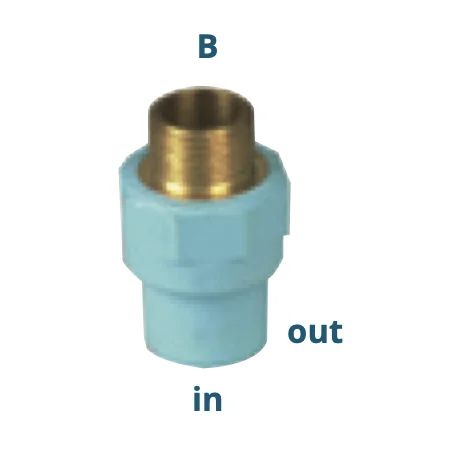 'LEIDINGUITGANG GAEAL 25MMX3/4'' GIRAIR REF:F18GAE