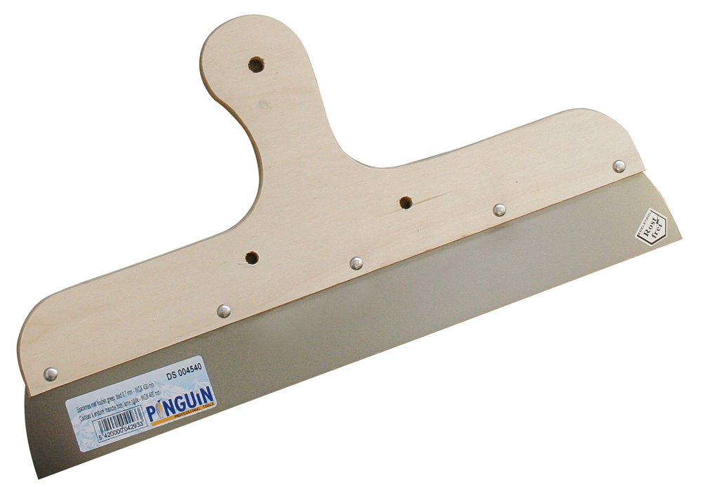 SPACKMES 500MM/0.7MM MET HOUTEN GREEP INOX DS 0046