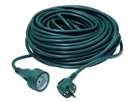 VERLENGKABEL 3G 1.5 PVC 30M GROEN 502401155 ELTRA