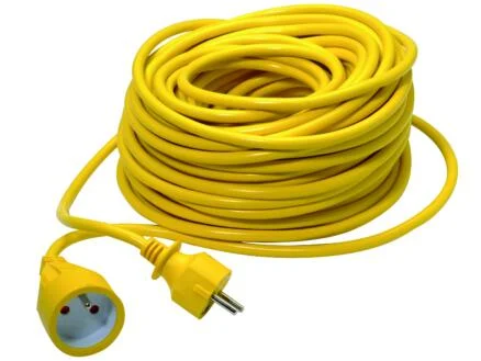 VERLENGKABEL 3G 1.5 PVC 30M GEEL REF:502401152