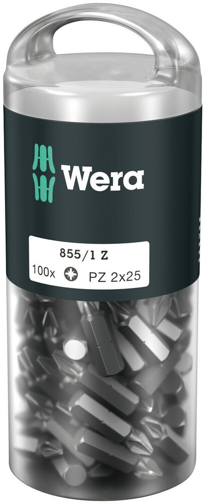 855/1 Z PZ2X25 DIY 100 BITS REF:WER05072444001 WERA