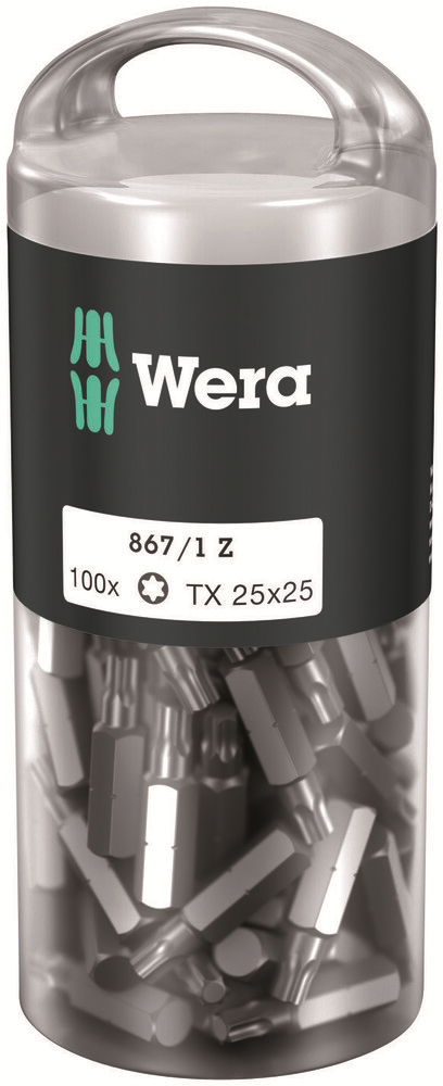 867/1 Z TX25X25 DIY 100BITS 72449 REF:WER05072449001 WERA