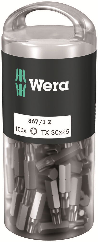 67/1 Z TX30X25 DIY 100 BITS 72451 REF:WER05072451001 WERA