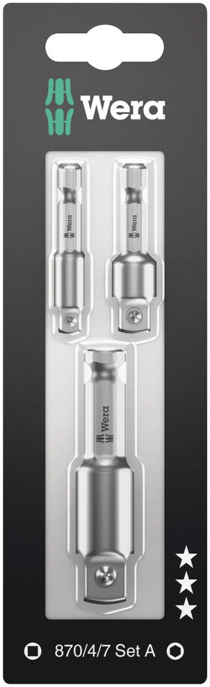 870/4/7 A SB ADAPTORS SET 73200 REF:WER05073200001 WERA