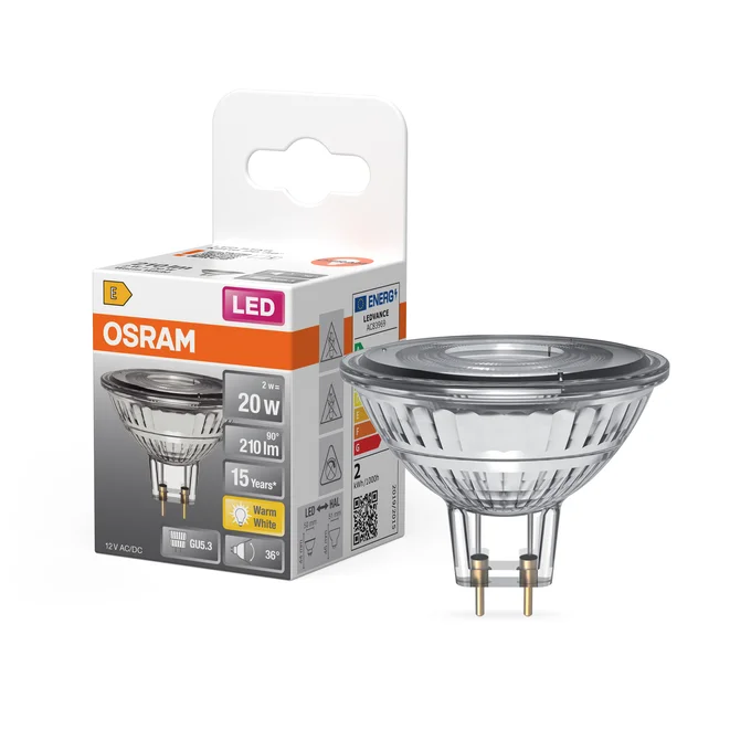 LED SPOT 12V GU5.3 210LM 2W WARM WIT REF:590445834 LEDVANCE