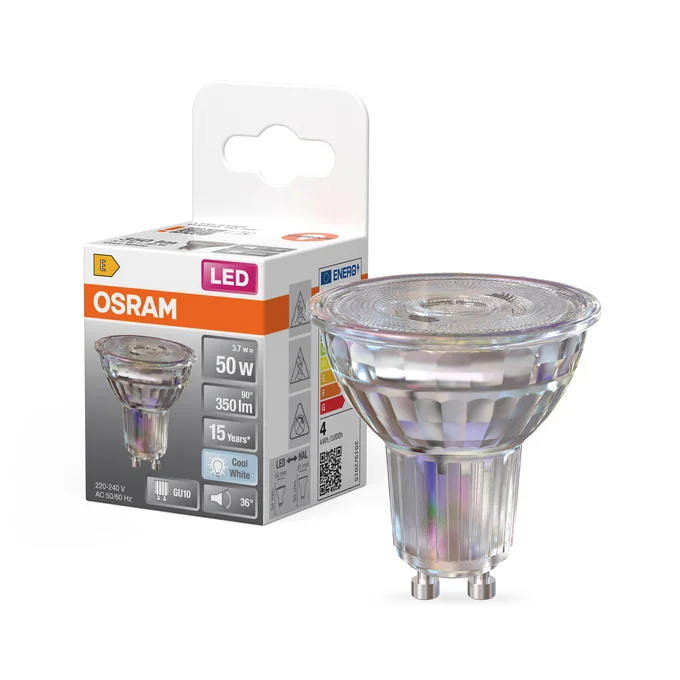 LED LAMP GU10 350 LM 3.7W CW REF:590445862 OSRAM