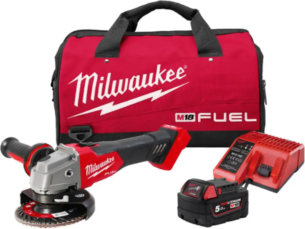 ACCU HAAKSE SLIJPER M18 FSAG125X-501BRF FUEL REF:4933500779 MILWAUKEE