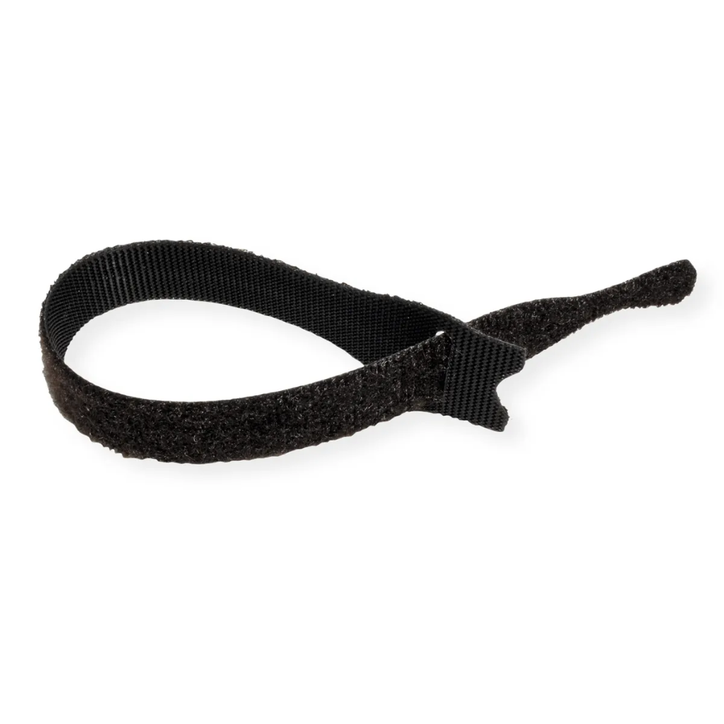 VELCRO ONE-WRAP-STRAP KLITBAND KABELBINDER 12X200 (6 PCS) ZWART REF:BVSKFVE-ZW012200-006 WEDI