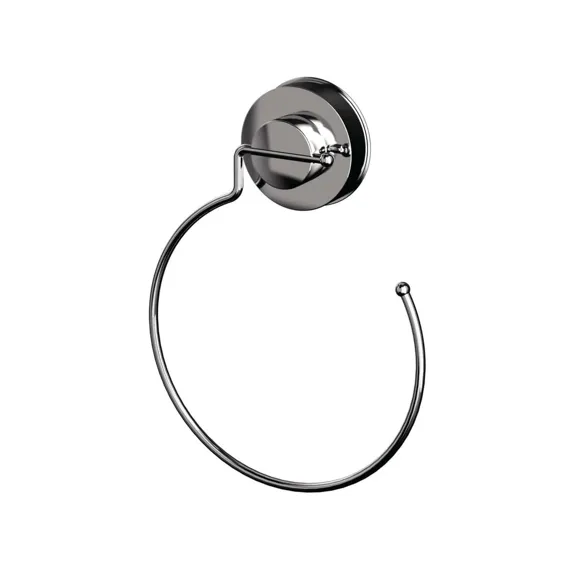 HANDDOEKRING MET ZUUGNAP 153X205X32MM RVS/KUNSSTOF Z12050000