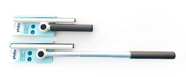 DOUCHEWISSER 25,5CM MET TELESCOOPSTEEL REF:6432 PLUBO 